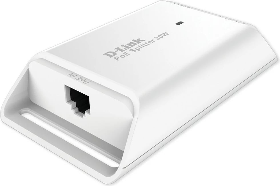 PoE Splitter D-Link DPE-301GS, 1 port, 30W, i bardhë