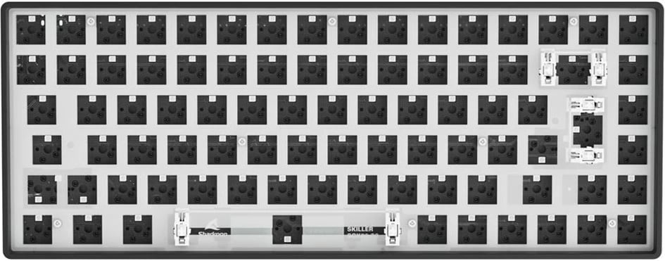 Tastierë barebone SHARKOON SKILLER SGK50 S3, 75%, RGB, e zezë