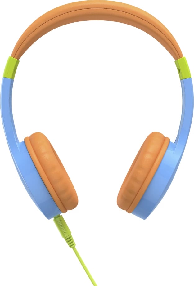 Kufje për fëmijë Hama "Kids Guard" fleksibel, 3.5mm, kaltër/portokalli
