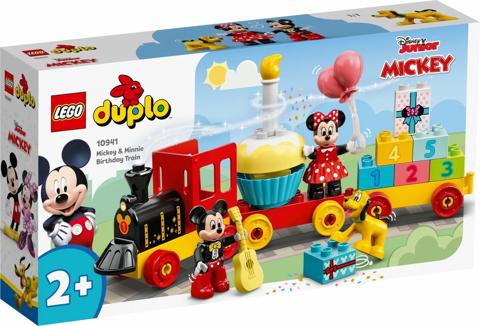 Set ndërtimi LEGO DUPLO Disney 10941 Birthday Train, Mickey & Minnie Mouse, 22 pjesë, për fëmijë, shumëngjyrësh Set ndërtimi LEGO DUPLO Disney 10941 Birthday Train, Mickey & Minnie Mouse, 22 pjesë, për fëmijë, shumëngjyrësh