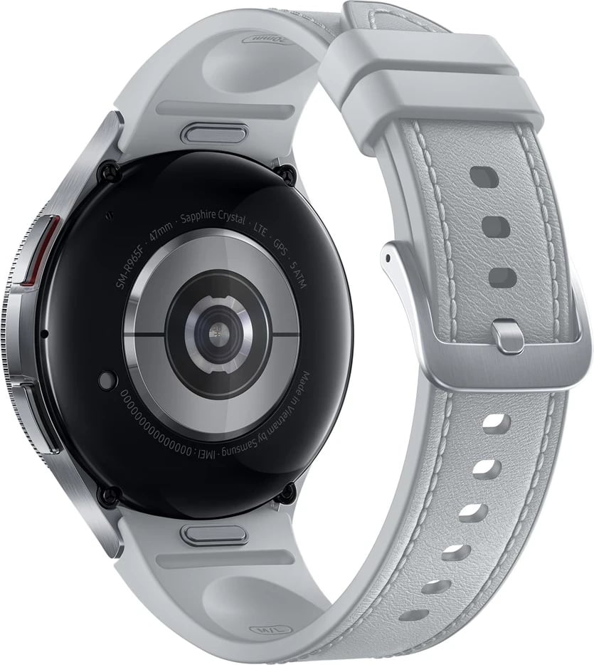 Samsung Galaxy Watch6 Classic ekran dixhital me prekje 47 mm 4G argjend