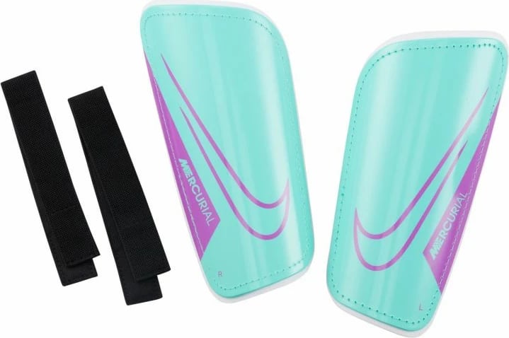 Mbrojtëse dhe mbrojtëse për shin Nike Mercurial për meshkuj dhe femra, blu