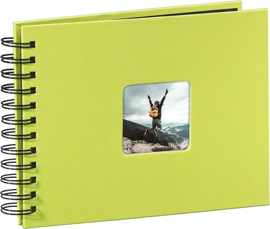 Album foto Hama Fine Art Spiral 24x17cm 50 faqe të zeza, e gjelbër Album foto Hama Fine Art Spiral 24x17cm 50 faqe të zeza, e gjelbër