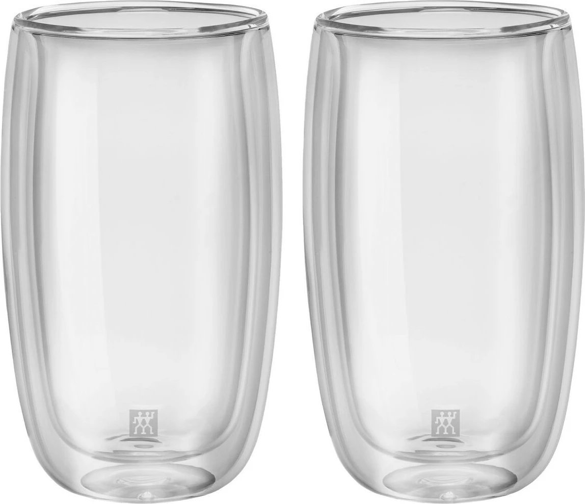 Set gotash Zwilling Sorrento 39500-078-0, dopio mur, për latte macchiato, transparent