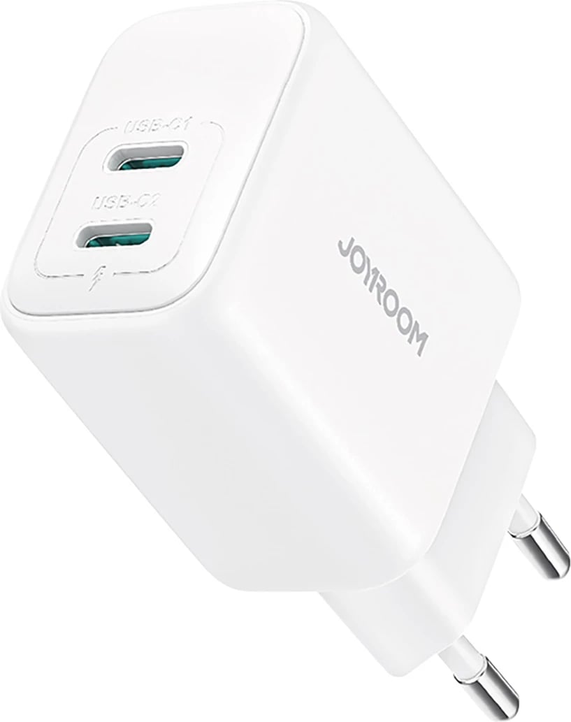 Kasë karikues Joyroom JR-TCF12, 2x USB-C, 20W, e bardhë
