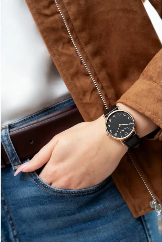 Orë dore për femra Paul Lorens, rozë gold e zezë