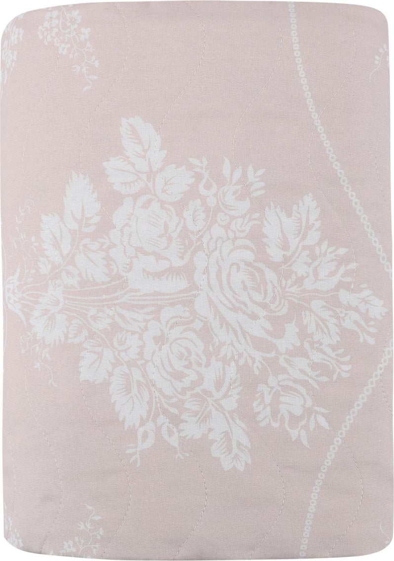 Set mbulesë dysheku për krevat dopio, ngjyrë mink dhe e bardhë, L'essentiel, Kraliçe