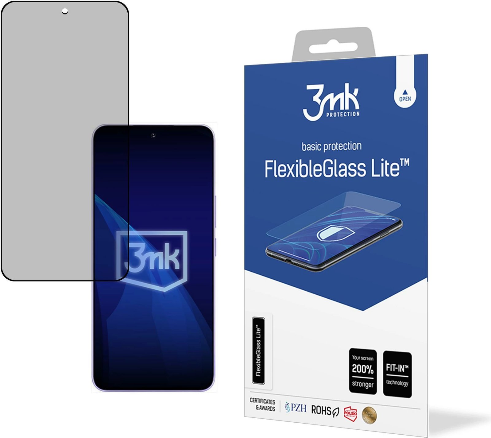 Xham hibrid mbrojtës 3mk FlexibleGlass Lite për Honor 300