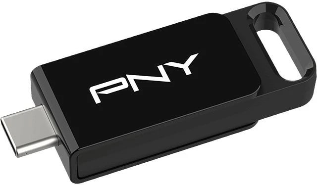 Pendrive PNY Elite 256GB, USB-C 3.2, e zezë