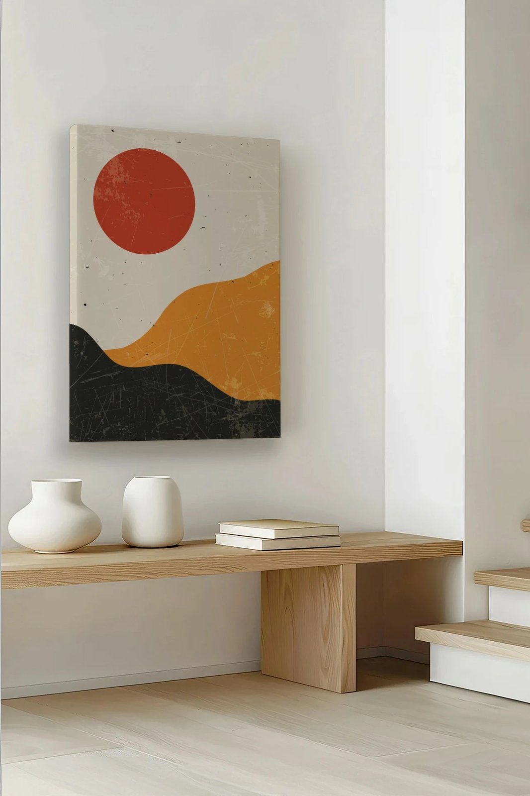 Pikturë dekorative në kanavacë, Wallity, Ersysb018, shumëngjyrëshe, 40x60cm