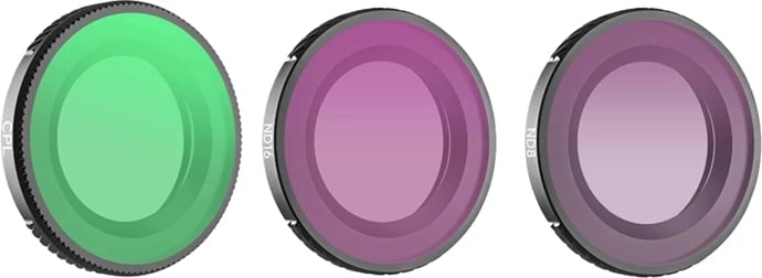 Set filtra lente Sunnylife ON-FI077 CPL + ND8 + ND16 për DJI Osmo Nano, set 3-copësh