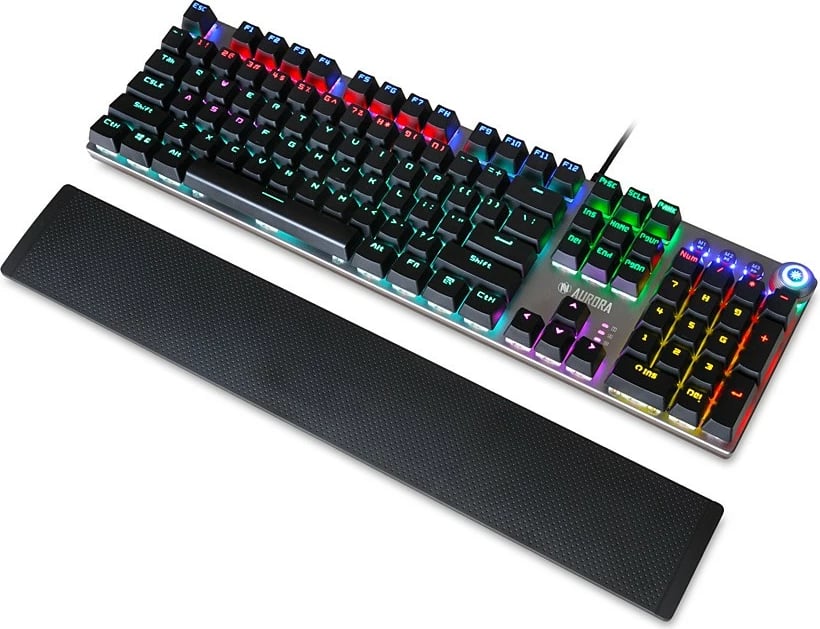 Tastierë mekanike gaming iBOX Aurora K-3 me ndriçim RGB, e zezë Tastierë mekanike gaming iBOX Aurora K-3 me ndriçim RGB, e zezë