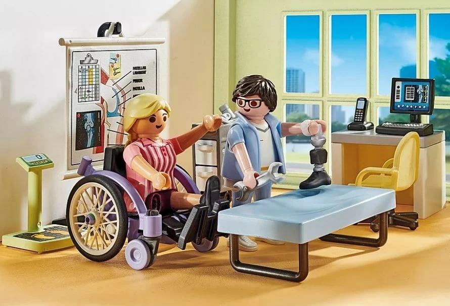Set lodrash Playmobil Action Heroes 71617 Orthopedic Ward, 69 pjesë