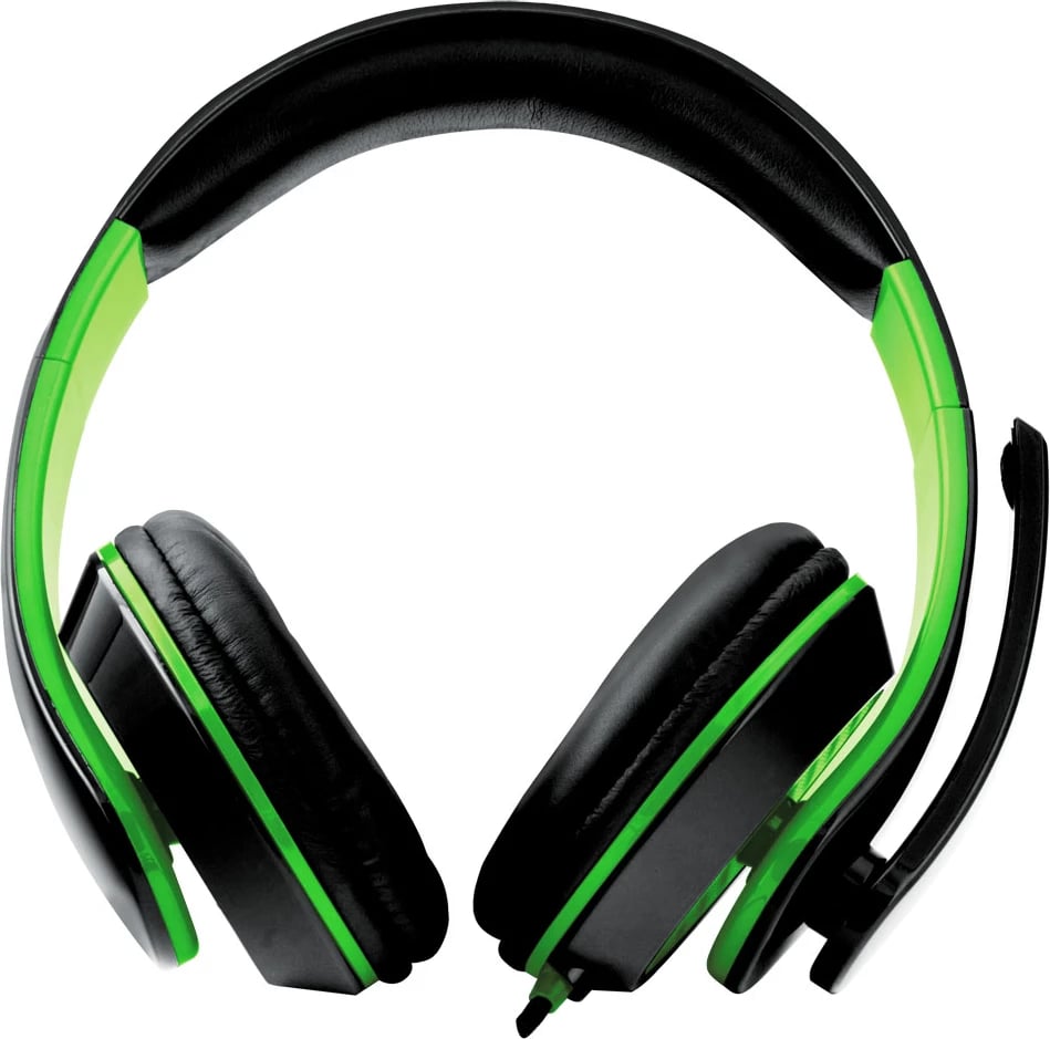Kufje gaming me mikrofon, Esperanza CONDOR EGH300G, stereo, 2x 3.5 mm, me kontroll zëri, jeshile
