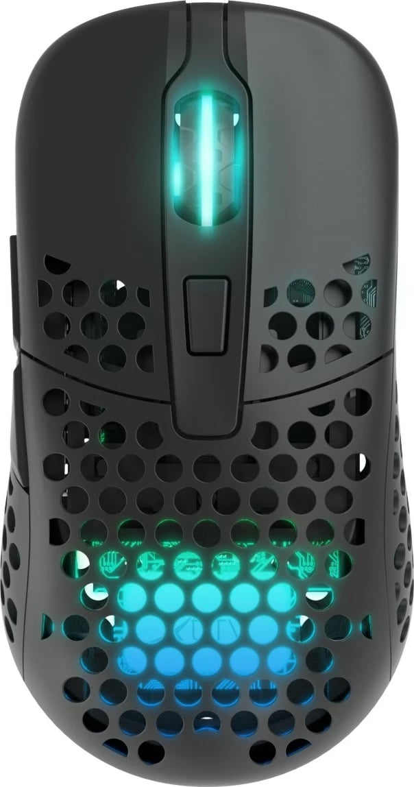 Maus Cherry XTRFY M42 RGB, Ambidextrous, Optical, RF Wireless + USB Type-C, 19000 DPI, Bardhë Maus Cherry XTRFY M42 RGB, Ambidextrous, Optical, RF Wireless + USB Type-C, 19000 DPI, Bardhë