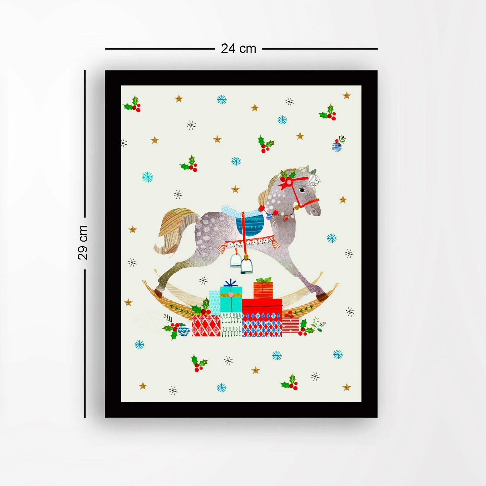 Pikturë dekorative me kornizë, MDF, shumëngjyrëshe, Wallity, SC7436501593520