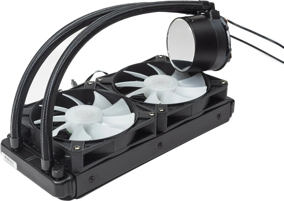 Ventilator Ftohës Me Ujë Për Kompjuter SAMA KW240D (Zezë)