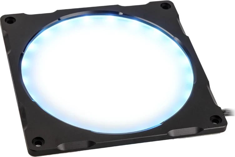 Ramkë për Maus Phanteks Halos Lux, 140mm, RGB-LED, prej aluminiumi - e zezë