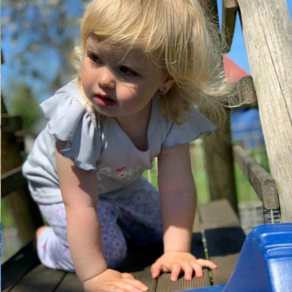 Set dy pjesësh bebe, New Baby Happy Flower, pambuk 100%, madhësia 68 (4-6m), gri