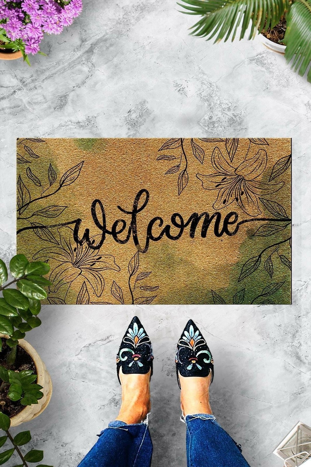 Tapet PVC për hyrje, Conceptum Hypnose Serenıta, shumëngjyrësh, 40x60cm