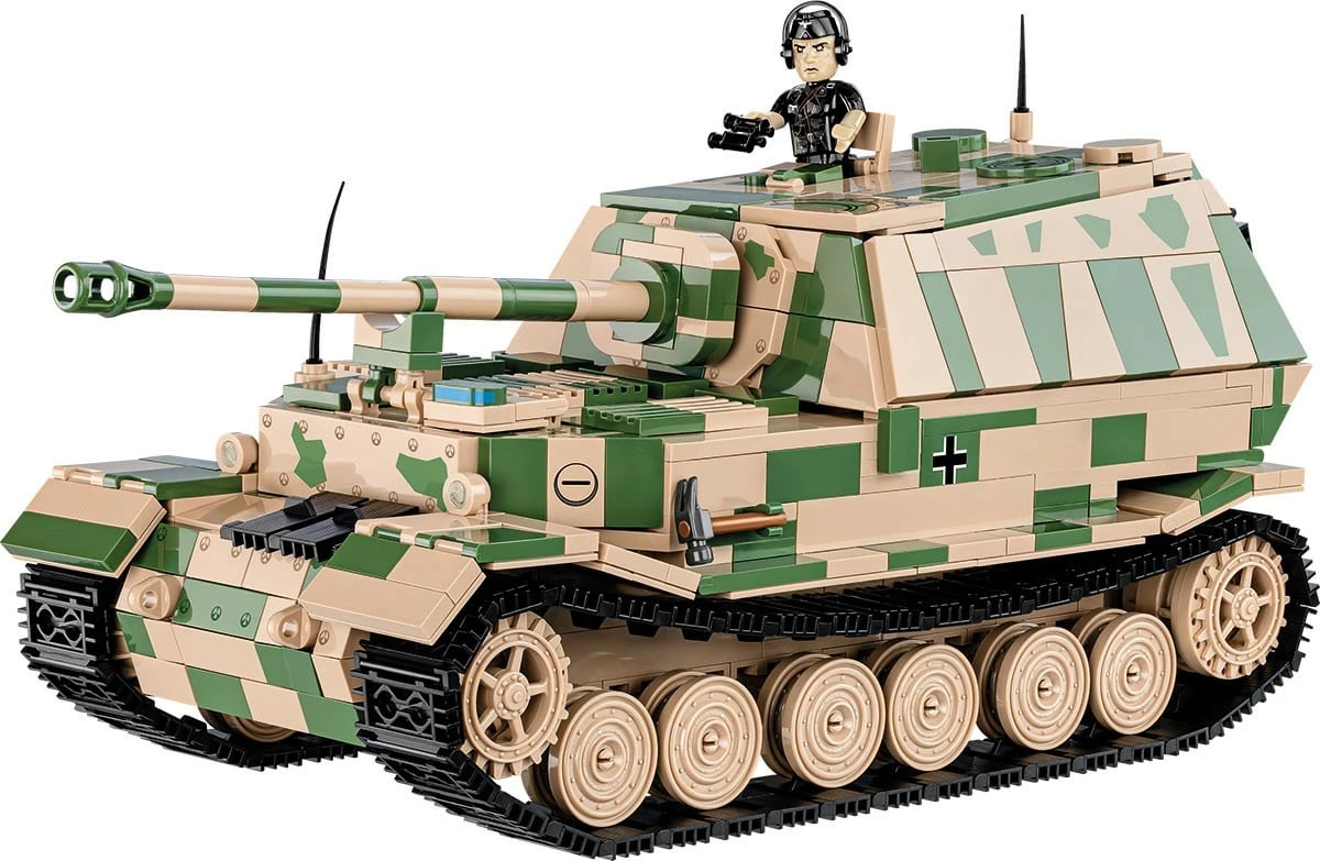 Set blloqesh Cobi Klocki Sd.Kfz. 184 Ferdinand, 1268 pjesë, Historical Collection, Kamuflazh