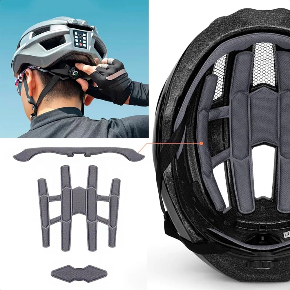 Helmetë biçiklete Rockbros ZK-013TI, universal 55-60cm, Gri