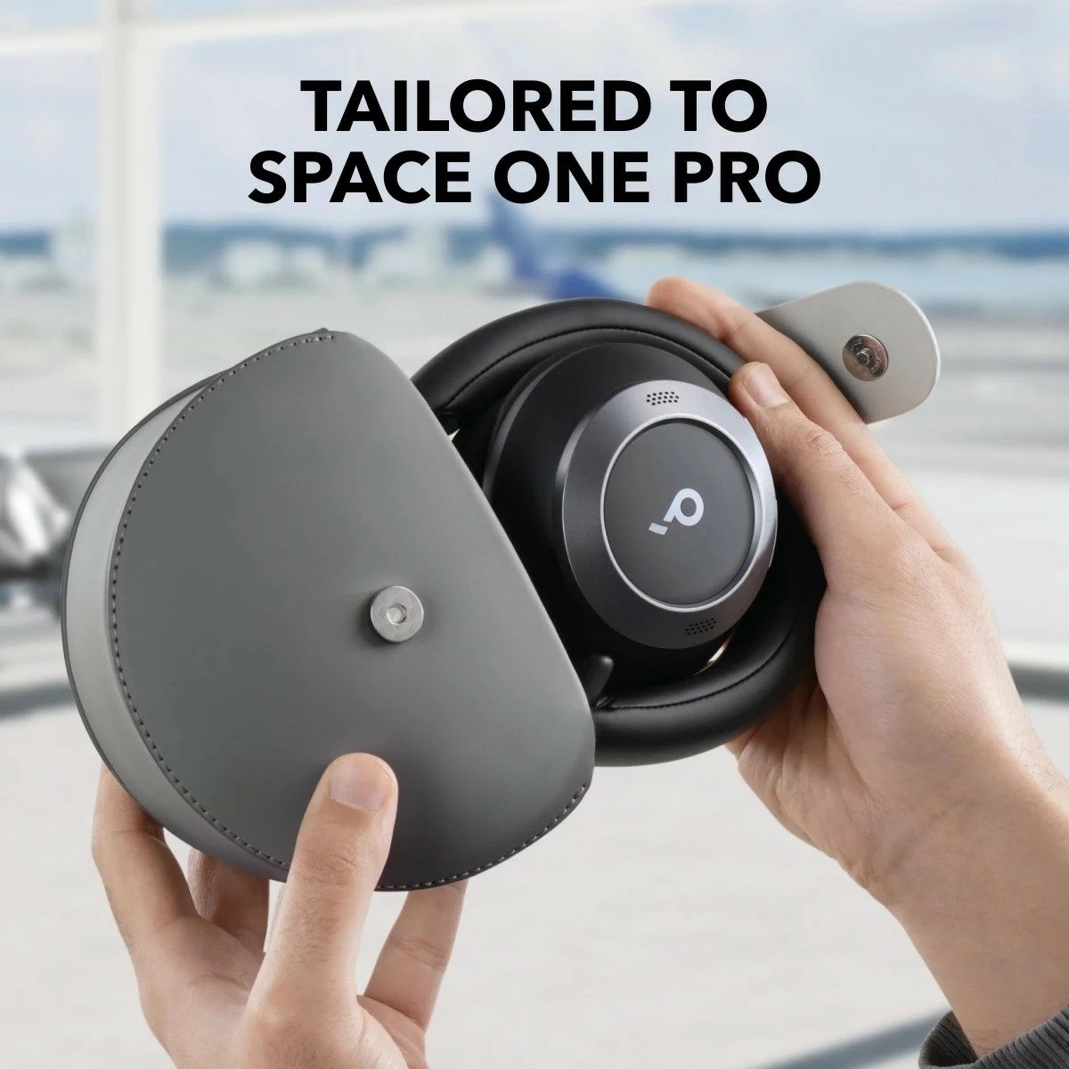 Mbështjellës për kufje Anker Space One Pro, Gri