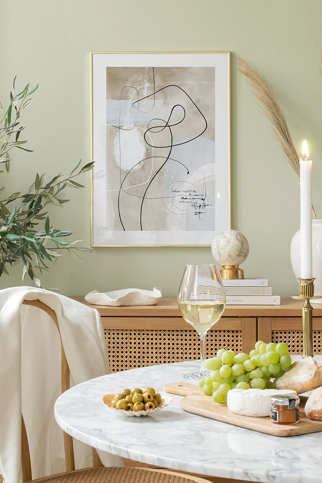 Pikturë dekorative me kornizë, shumëngjyrëshe, Tekhamcerceve13