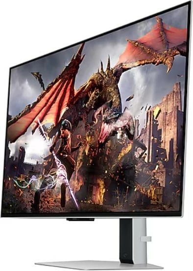 Monitor Samsung Odyssey OLED G8 LS32DG802SUXDU, 32", 4K, 240Hz, i bardhë