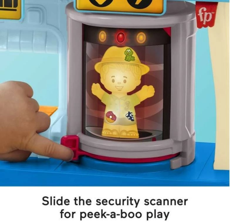 Set lodrash Fisher-Price Little People Airport HTJ26, plastikë, për fëmijë 1-5 vjeç