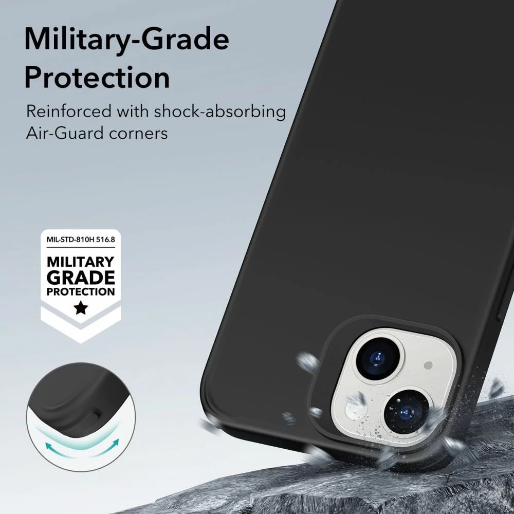 Mbështjellës ESR Classic Hybrid HaloLock për iPhone 14 Plus, MagSafe, i zi