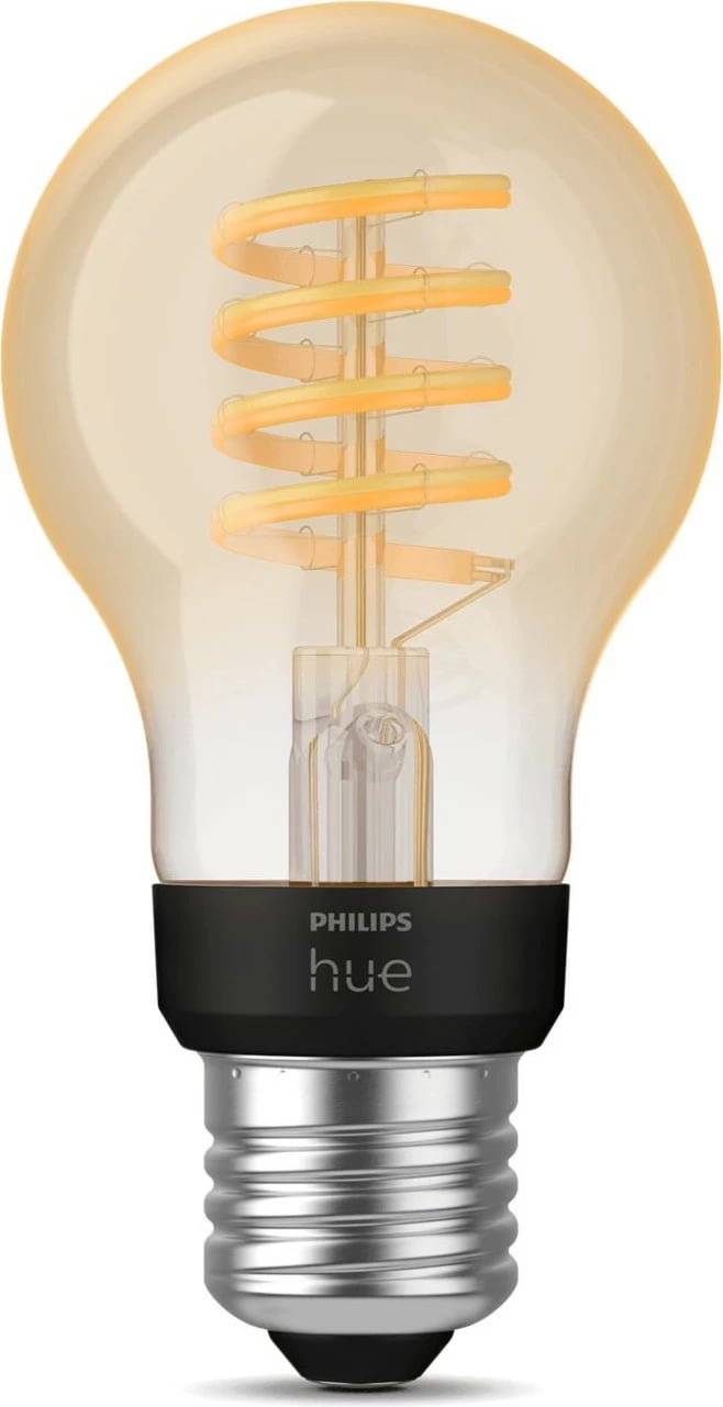 Llambë smart Philips Hue A60 E27, Bluetooth/Zigbee, LED, Dritë e bardhë e ftohtë dhe e ngrohtë
