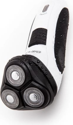 Makinë rroje, Camry, CR 2915, 3 koka lëvizëse, bateri me rikarikim 60 min, bardhë/zezë