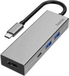USB karikues Hama, USB Lloji-C në DisplayPort, Ultra HD, 200107