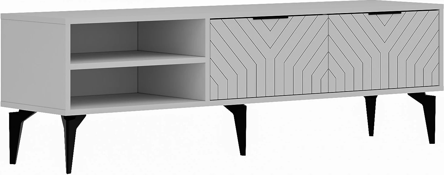 Komodë TV Skye Decor Regina, e bardhë