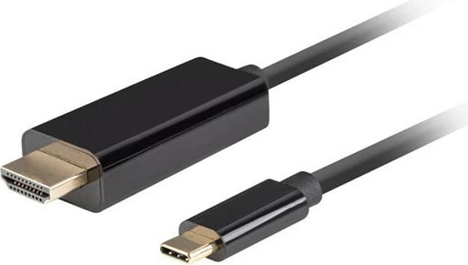 Kabllo USB-C në HDMI Lanberg CA-CMHD-10CU-0030-BK, 3m, e zezë