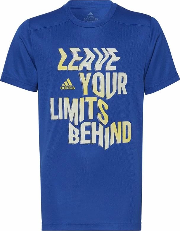 Maicë për fëmijë adidas Hiit Slog Tee Jr, blu