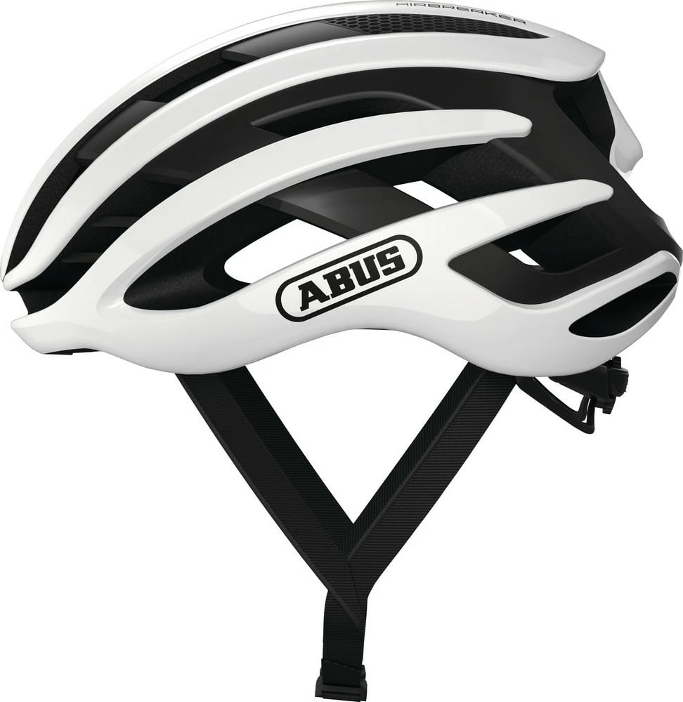 Helmetë çiklizmi ABUS AirBreaker S, bardhë/zezë