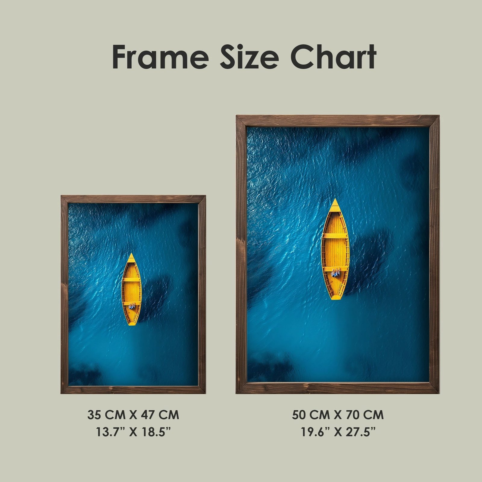 Pikturë dekorative me kornizë MDF, Wallity, TUN086-XL, shumëngjyrëshe, 50x70x3.5cm