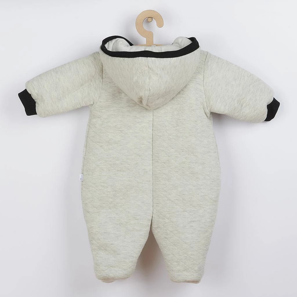 kombinezon dimri bebe KOALA Star Vibes me kapuç, madhësi 74 (6-9m), gri