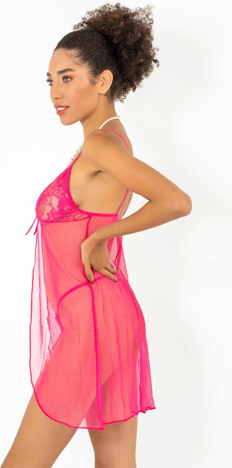 Babydoll rozë Jumeon, 011-003501, L/XL (2 copë)