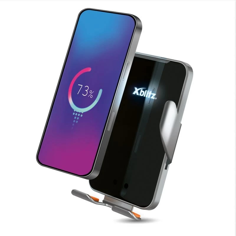 Mbajtës automatik për makinë Xblitz FX4 Elegance, për celular/tablet, i zi