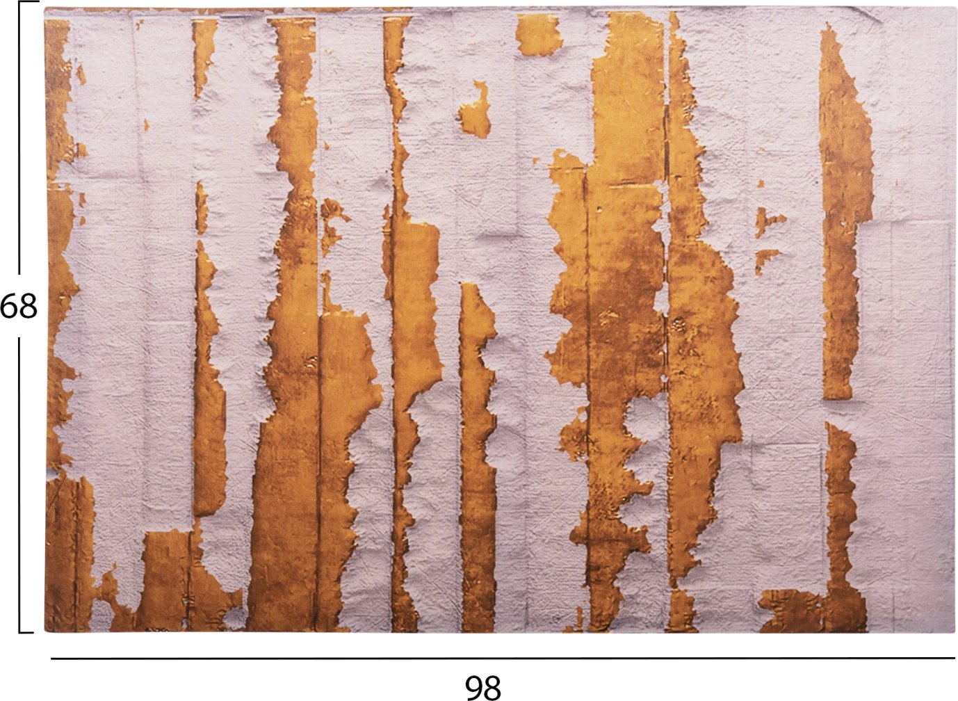 Pikturë muri GOBI, kanavacë e printuar, 98x2.5x68cm