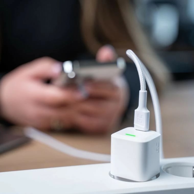 Kabllo Green Cell PowerStream USB-C në Lightning 1m, e bardhë Kabllo Green Cell PowerStream USB-C në Lightning 1m, e bardhë