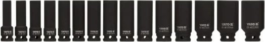 Set çelësa goditës YATO YT-1055, 1/2", i zi, 18 copë