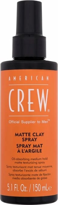 Sprej për stilim flokësh American Crew Matte Clay Spray për meshkuj, 150ml