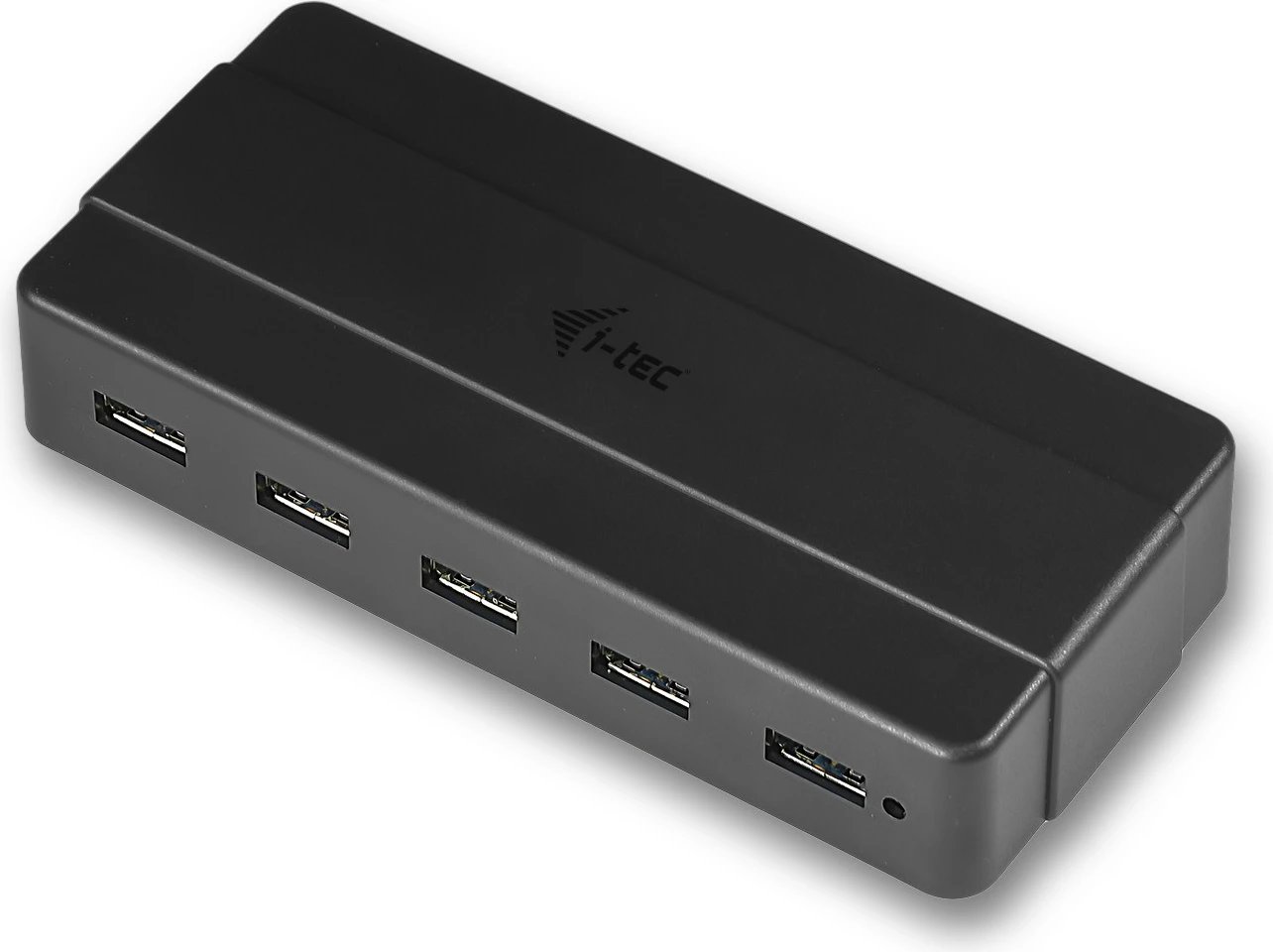 USB HUB i-tec 7 porta, me adapter rryme, USB 3.0, i zi