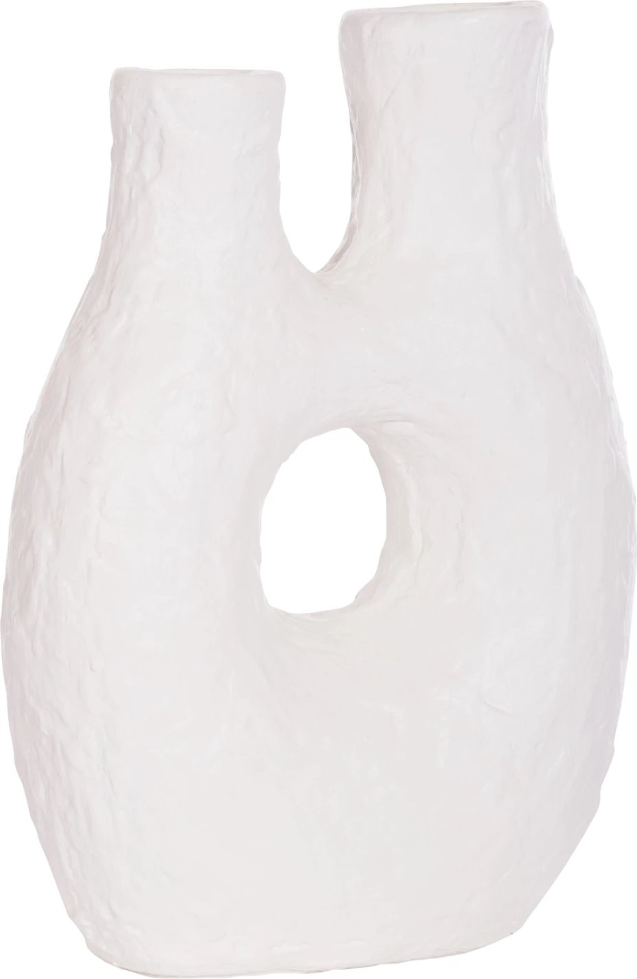 Vazo dekorative tavoline NAMENTIS, terrakotë, ngjyrë e bardhë, FH4665.02L, 27x13.5x37cm Vazo dekorative tavoline NAMENTIS, terrakotë, ngjyrë e bardhë, FH4665.02L, 27x13.5x37cm