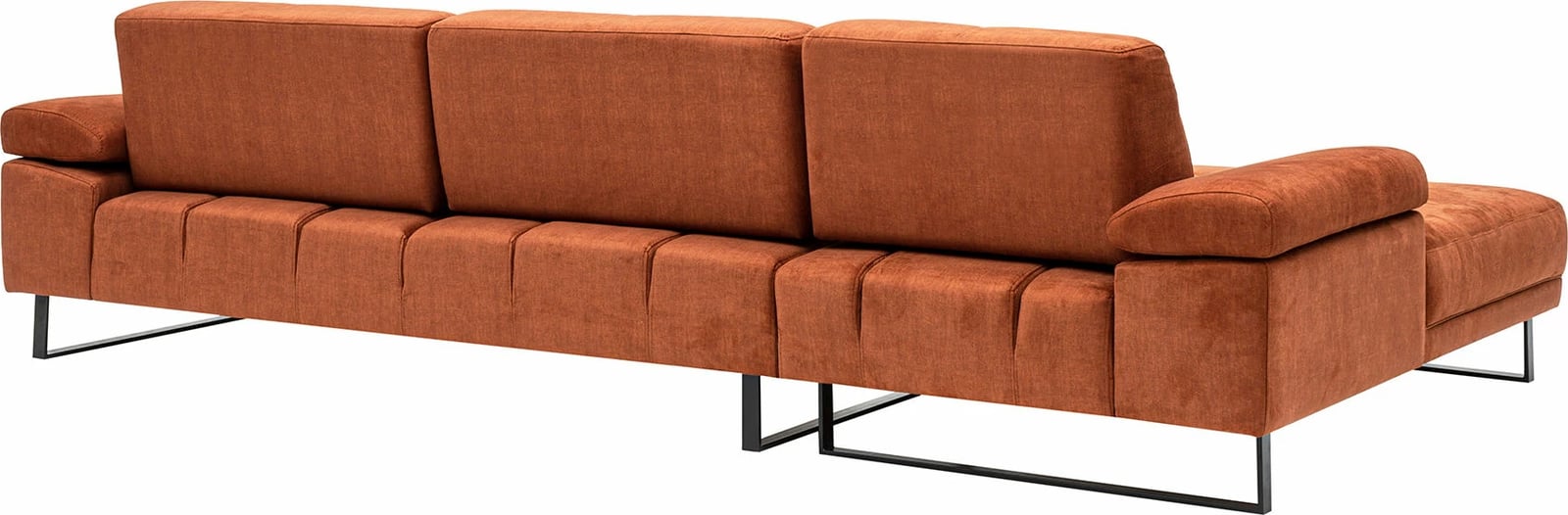Këndare Atelier del Sofa Mustang, e madhe, kënd i majtë, portokalli