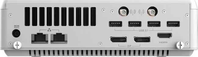 Barebone Zotac ZBOX-EN374070W-BE, Intel Core i7-13700HX, RTX 4070, 2xDDR5, M.2 SSD, Wi-Fi, BT, DUAL 2.5G LAN, EU+UK PLG, E bardhë